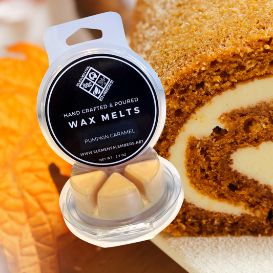 Pumpkin Carmel Crunch fragranced Wax Melts